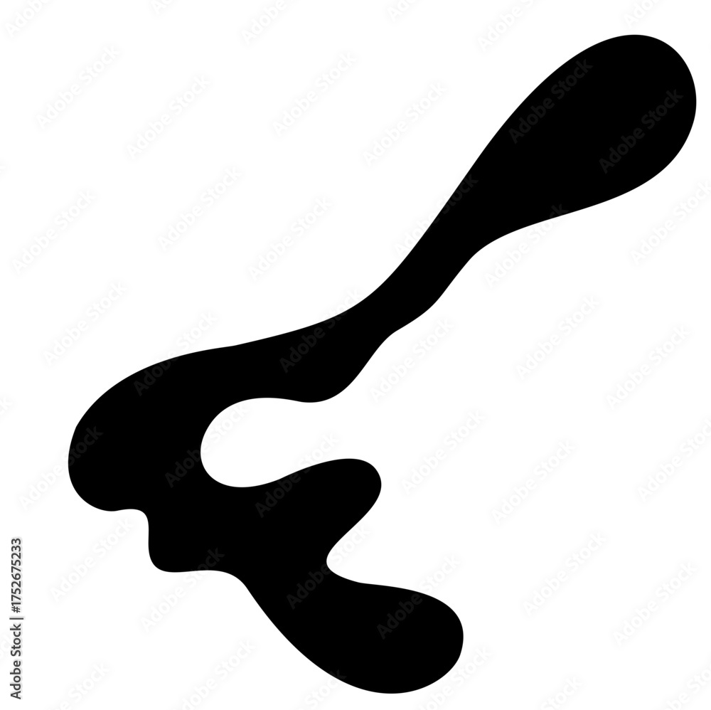 Obraz premium Liquid Organic Abstract Shape 