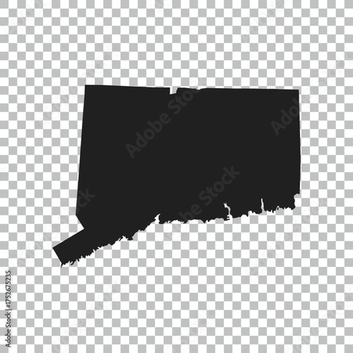 vector of Connecticut map