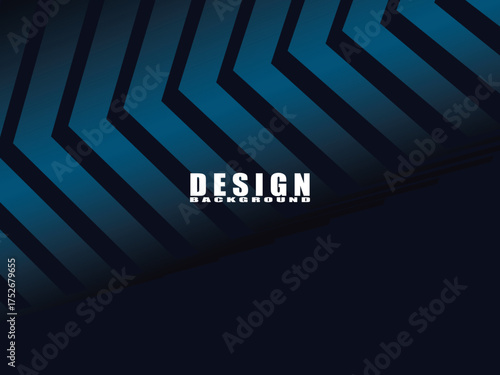 Premium background design with diagonal dark blue stripes pattern. Vector horizontal template for digital lux business banner, contemporary formal invitation, luxury voucher, prestigious gift certific