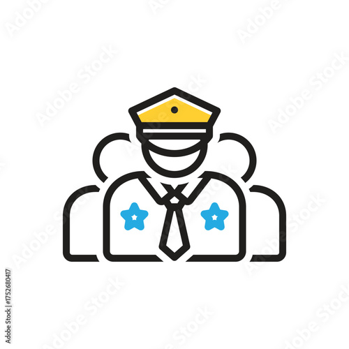 Multi color icon for crew