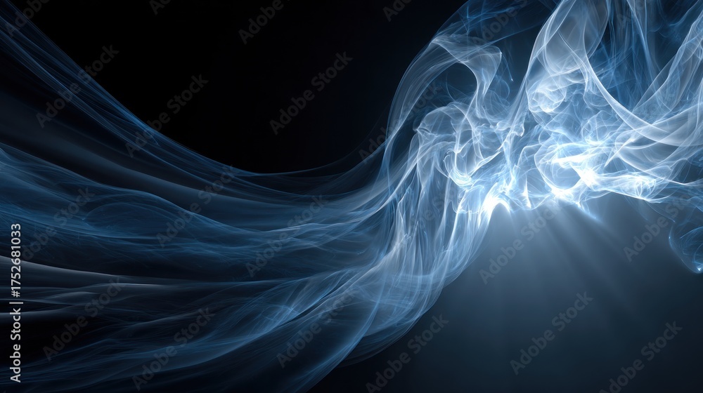 Obraz premium Abstract swirling light trails