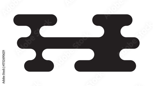 Black traditional Asian-style cloud