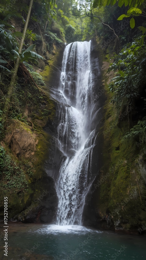 Fototapeta premium waterfall in the forest