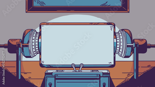 old film projector