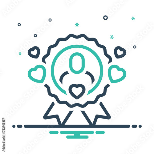 Mix icon for honesty badge