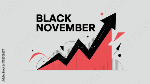 Black November Growth Trend Discount Sales Offer