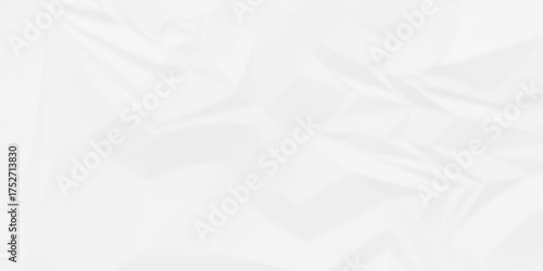 Creased abstract white document antique canvas old paper crumple texture wrinkle parchment empty letter texture.	