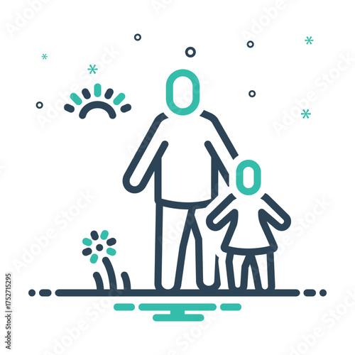 Mix icon for parenthood bliss