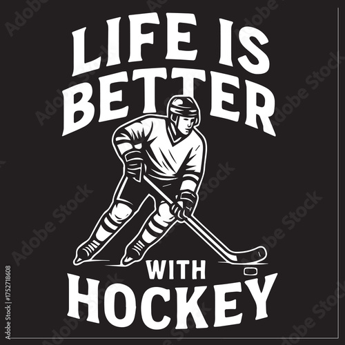 Hockey T-shirt Design, hockey t shirt, ice hockey design, field hockey shirt, hockey svg, hockey vector, hockey player gift, hockey mom shirt, hockey dad shirt, funny hockey quote, hockey lover
