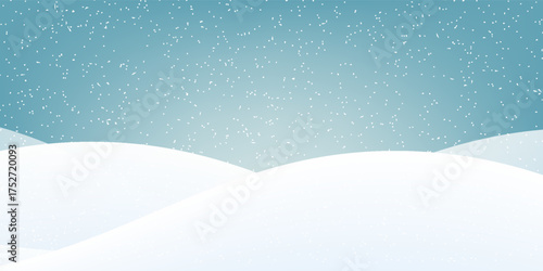 Christmas snow winter light background EPS 10