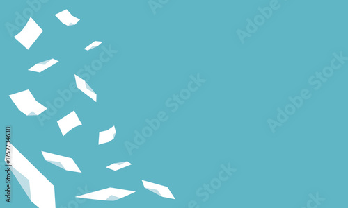 lots of paper（one side）