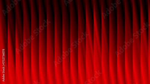 Red glass texture motion background, smooth abstract glossy wave light reflection, elegant modern backdrop