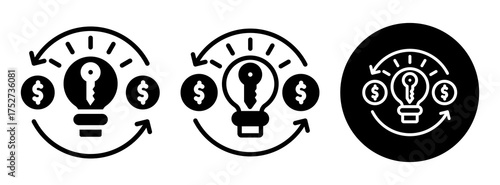 Trade Opportunity Icon Collection Glyph & Mixed Style