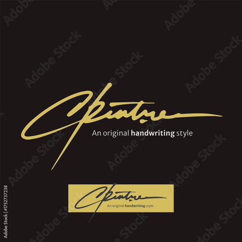 Creative Calligraphy Signature Logo Original Handwriting Style Script Font for Branding