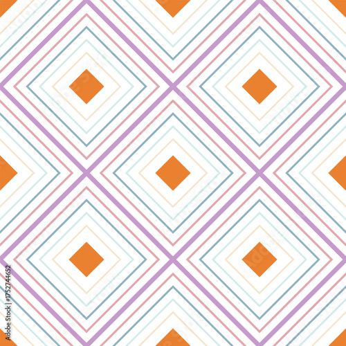 seamless rectangle pattern abstract background, retro style, for fabric, cards, posters, covers, banners, or branding. Vector illustration