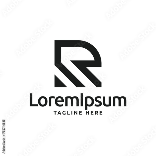 Simple elegant logo symbol