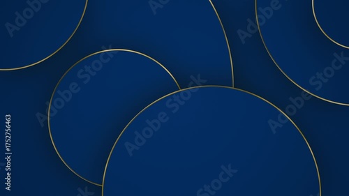 Abstract Luxury Geometric Circles Corporate Background