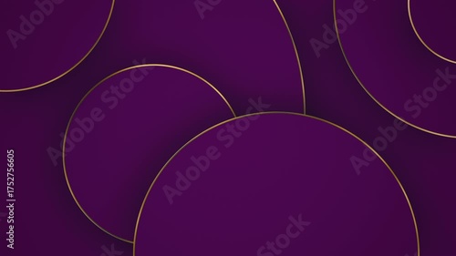 Abstract Luxury Geometric Circles Corporate Background