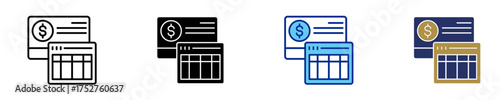 Balance  Icon Set Multiple Style Collection