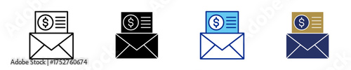 Bank  Icon Set Multiple Style Collection