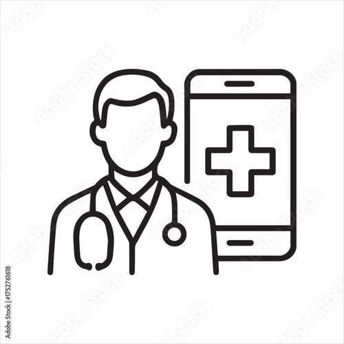 Online Doctor Consultation Medical Assistance Through Mobile Application for Healthcare, Providing Convenient and Accessible Medical Advice and Information via Technology