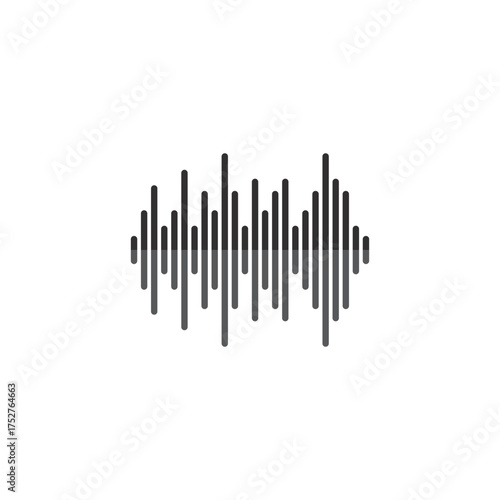 Sound waves vector illustration