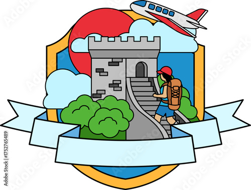 logotype of a Great Wall of China Trip