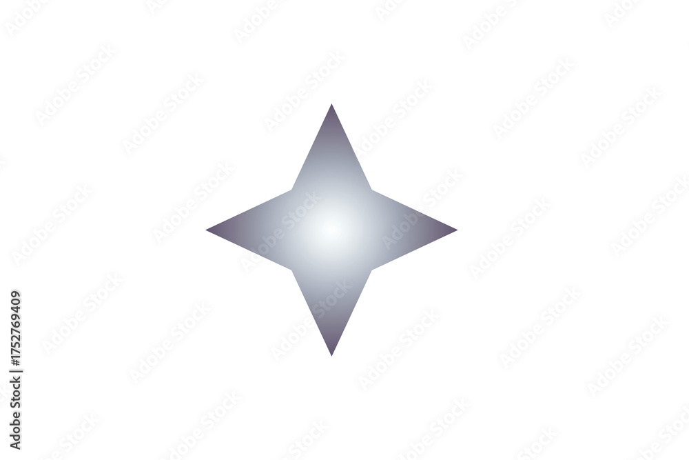 Obraz premium 白と灰色のグラデーションぼかし図形 