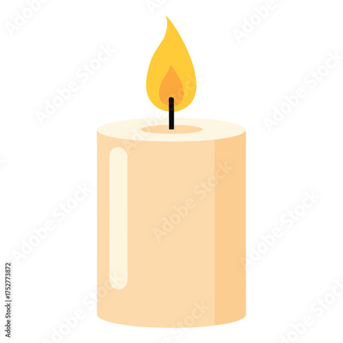 Relaxing candlelight for cozy evenings or spiritual reflection brightens the room
