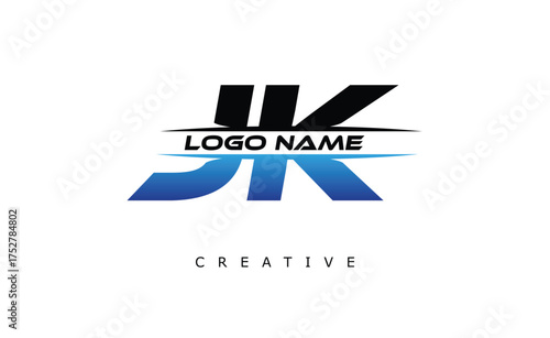 Free Download JK Creative Dynamic Logo Design Modern Company Branding Design Creative Monogram Latter Mark. - GFXLoad
