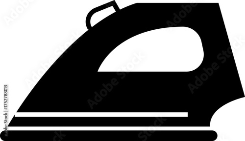 iron Tool Icon Featuring Metal Equipment, Hand Tools, Construction, Repair, Industry, Hardware, Engineering, and Workshop Symbols in Modern Vector Style, used for mobile apps, web page or ui design
