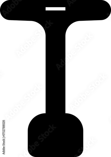 iron Tool Icon Featuring Metal Equipment, Hand Tools, Construction, Repair, Industry, Hardware, Engineering, and Workshop Symbols in Modern Vector Style, used for mobile apps, web page or ui design