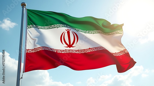 Official Flag of the Islamic Republic of Iran