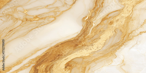 Abstract luxurious gold veined marble texture background.
