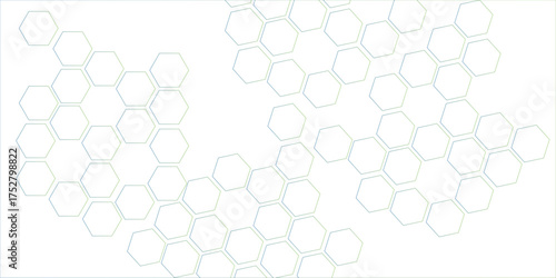 abstract geometric mesh cell texture modern futuristic wallpaper, white 3D render hexagonal geometric structure background. Hexagonal honeycomb pattern background with space for text.