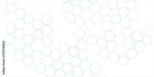 abstract geometric mesh cell texture modern futuristic wallpaper, white 3D render hexagonal geometric structure background. Hexagonal honeycomb pattern background with space for text.