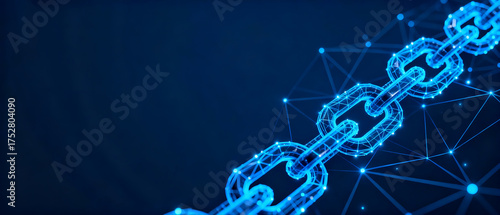    Blue Chain and Network Connection   