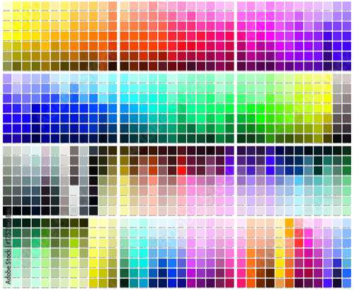 Color Palette CMYK