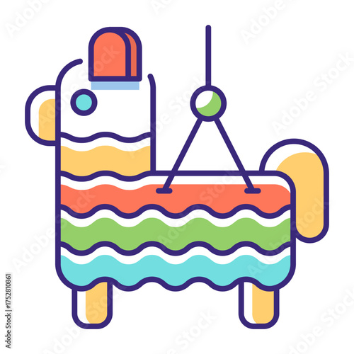 This Pinata icon is suitable for Mexico Country, etc.