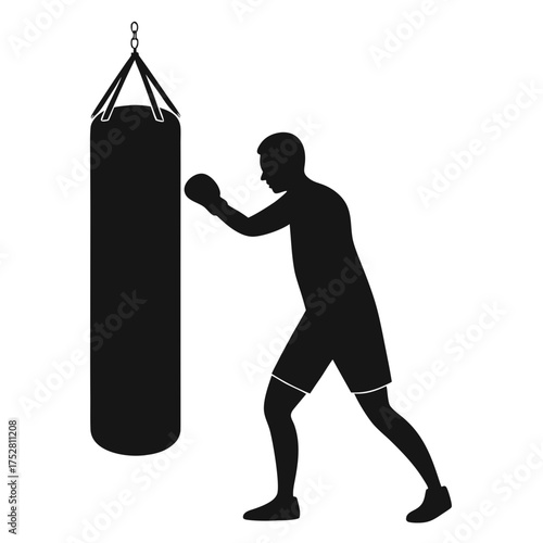 boxer with boxing gloves