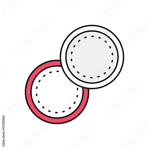 Cotton Pads Vector icon