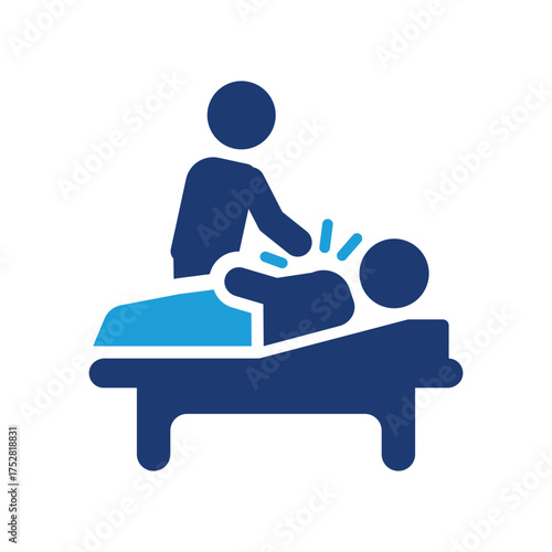 Heart massage icon