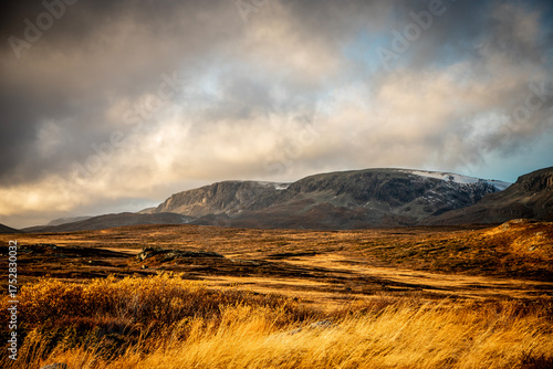 View over Hallingskarvet in Norway 