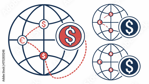 Global Money Transfer Network International Currency Exchange Digital Finance Payments