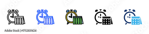 Discipline Icon Collection With Multiple Styles
