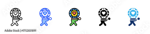 Responsibility Icon Collection With Multiple Styles