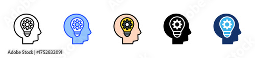 Innovation Icon Collection With Multiple Styles