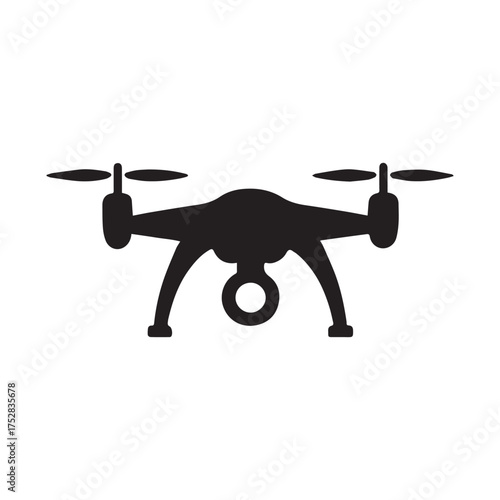 Modern quadcopter drone silhouette aerial photography unmanned aerial vehicle technology flying machine surveillance aircraft remote control drone technology silhouette