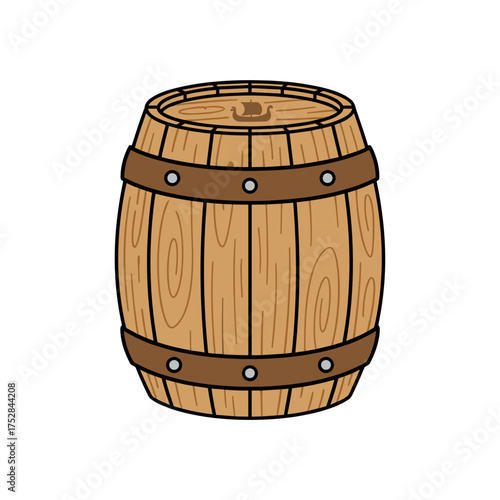 Wooden Biking Barrel