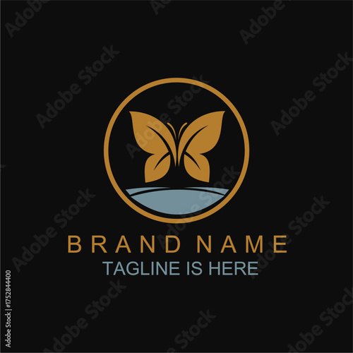 Logo Butterfly Design and Branding Elements